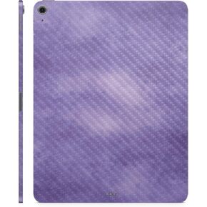Carbon Fiber Skin Compatible with Apple iPad Air 11 (M2) 2024 - Purple Airbrush - Premium 3M Vinyl Protective Decal Cover - Easy to Apply | Crafted in The USA by MightySkins