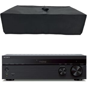 Wanty Heat-Resistant Waterproof Dust-Proof Nylon Fabric Dust Cover Case Protections for Sony STRDH190 2-ch Home Stereo Receiver with Phono Inputs & Bluetooth Black