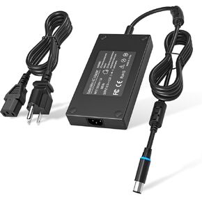 240W Power Adapter for Dell Alienware M15 R2 R3 R4 R6 R7 Alienware 15 17 M17 M11X M14X M17X M18X X15 Area-51m PA-9E, Dell G15 G7 G5 G3 Gaming Laptop Charger with LED Indicator 7.4mm Tip