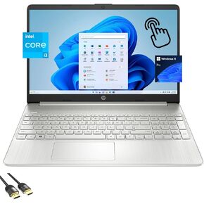 HP Laptop for Students and Business, 15.6" Micro Edge Touchscreen Display, 12th Gen Core i3-1215U, 16GB RAM, 1TB PCIe SSD, Webcam, Keypad, SD Card Reader, USB-C, Fast Charge, PDG HDMI, Win 11 Pro