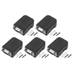 uxcell 5pcs D-sub DB9 Breakout Board Connector 9-pin Female RS232 Serial Adapter Solderless Terminal Block for CNC Controller Motor Computer