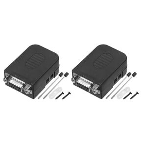 uxcell 2pcs D-sub DB9 Breakout Board Connector 9-pin Female RS232 Serial Adapter Solderless Terminal Block Screw for CNC Controller Motor Computer