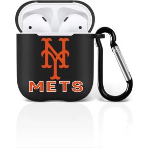 fit White Sox Compatible with AirPods 1/2 Case Cover,Shock-Proof Silicone Skin Full Protective Cover Compatible for Airpods 1/2,Supports Wireless Charging with Durable Carabiner Front LED Visible
