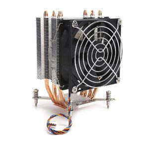CPU Air Cooler, CPU Cooling Fan Liquid Heat Sink, 4 Heatpipes, 90mm PWM CPU Fan, Computer ITX Heatsink for Intel LGA 2011 1366 1150 1151 1155 1156