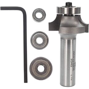 Whiteside Router Bits 2040B Multi-Beading Set 1/4-Inch Radius, 1-1/4-Inch Large Diameter and 1/2-Inch Cutting Length