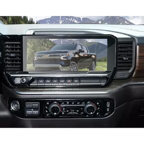 SXCY for 2024 Chevrolet Equinox EV/Silverado EV Accessories 2024 Equinox/Silverado EV (RST) Instrument Dash Display Screen Protector 11 Inch[2PCS Nano]