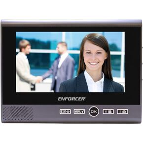 Seco-Larm DP-266-M7Q Additional 7" Wireless Color Video Door Phone Monitor for DP-266-1C3Q, GFSK Modulation, 2402-2480MHz Frequency, Wireless Range up to 492 feet