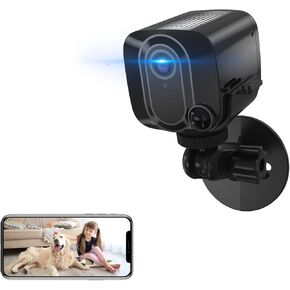 WiFi Security Cameras 4k Wireless Surveillance Cameras AI Motion Detection Alerts, Auto Night Vision, 120 Days Standby,Cloud Storage,Real Time Record Monitoring Cam for Indoor Home