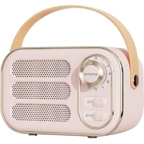 Retro Bluetooth Speaker, Vintage Portable Wireless Bluetooth Speakers with Loud Volume Bluetooth 5.0 Support TF Card U Disk AUX Input Old Style for Kitchen Bedroom Home Office Outdoor (Green)