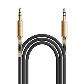 JacobsParts 2-Pack 3ft Aux Cable 3.5mm 1/8" Male to Male Stereo Auxiliary Audio Cord (Black)