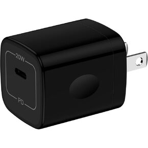 سامسونج نوع C سوبر سريع الروبوت الهاتف الجدار شاحن كتلة 20W USB C شحن سريع الطوب شاحن محول لسامسونج غالاكسي A15 / A35 / A54 5G / A55 / A14 / S24 الترا / S23 / S22 / S21 / S20 / S10 / بكسل 8a / 8 / 7 / ايفون 15 in Kuwait