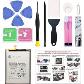 Fit for Galaxy A13 5G Battery Replacement, with Installation Manual EB-BA136ABY Battery for Samsung Galaxy A13 5G with Repair Toolkit SM-A136U, SM-A136U1, SM-A136W, SM-A136B, SM-S136DL