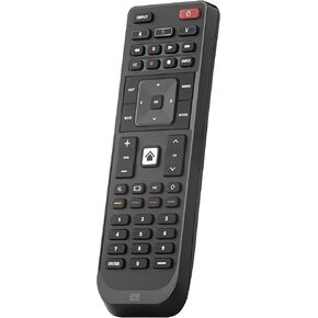 One for All Vizio TV Replacement Remote with Special Ergonomic Feature (New, in Retail Packaging) - LCD, LED & Plasma - No Setup Required & Easy to Use - Black - URC1823