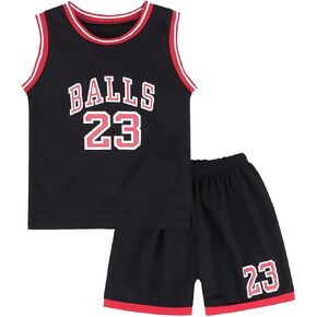 CM C&M WODRO Toddler Kid Basketball Jersey Outfit Baby Boy Girl Letters Tank Top + Track Shorts Sets Boy Summer Clothes
