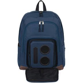 Super Real Business Bluetooth Speaker Backpack With 20-Watt Speakers & Subwoofer for Parties/Festivals/Beach. Works with iPhone & Android (Blue, Latest Premium Edition)
