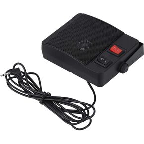 Mini External Speaker for YAESU Two Way Radio Car Mobile Radio ABS CB Radios External Speaker TS-750 Built-in Noise Filter Switch