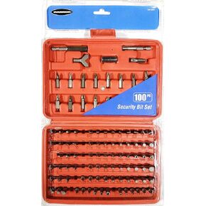 Warrior 100 Piece Security Bit Set