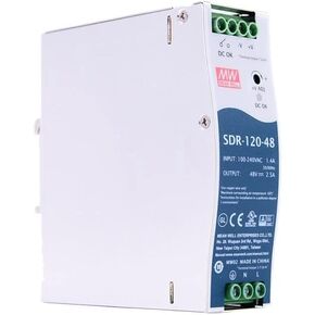SDR-120-48 Mean Well Best Price 120W 48V 2.5A Switching Power Supply MeanWell SDR-120-48