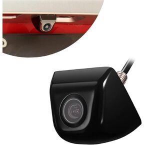 Pack-1 Car Rear View Camera, HD Reverse Camera, Reverse Auxiliary Tool Kit, Universal Automobile Accessories, for Most Cars, Trucks and Vans (Black)