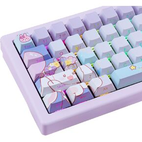 Hyekit Keycaps PBT Dye-Sublimation Cherry Profile 142 Keys in Saudi Arabia