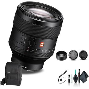 Sony FE 85mm f/1.4 GM Lens SEL85F14GM, Filter Kit, Cap Keeper, Cleaning Kit, and More