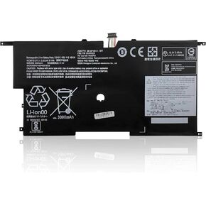 00HW003 Battery Fit for Lenovo ThinkPad X1 Carbon Gen 3 3rd 2015, SB10F46440 00HW002 Laptop, 15.2V 50Wh