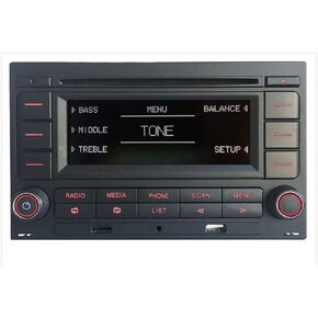 Car Radio Audio Stereo RCN210 for VW Golf MK4 POLO Passat B5 USB MP3 AUX SD Build-in Bluetooth with CD Player + Adapter with Canbus Simulator