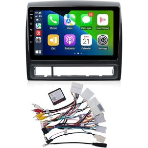 9" Wireless Apple Carplay Stereo for 2013-2015 Toyota Tacoma, Android 12 6G 128G Touchscreen Radio Android Auto Head Unit with Mirror Link 5GHz WiFi GPS Navigation DSP QLED Screen (CAN004-X)