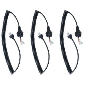 HM-152 Replacement Microphones Mic Cable Cord Handheld Microphone Speaker Mic Cable for ICOM IC F121/S IC F221/S IC F221 IC F520 IC-F521 Radio 3Pack