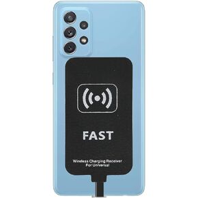 Type C Charging Receiver, 10W Leather Metal Receiver, Multiple Charger Receiver Chip, Suitable for Type C Interface Mobile Phone