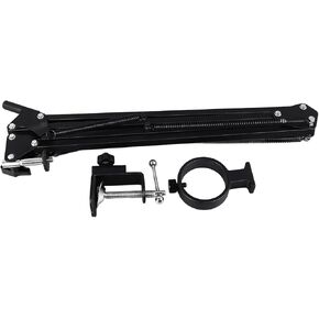 Microscope Articulating Arm Stand, Adjustable Articulating Magic Arm 360° Rotation Microscope Industrial Camera Arm Stand
