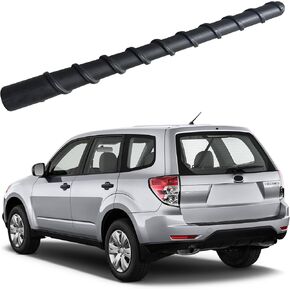 7 Inch Flexible Spiral Rubber Antenna for Subaru Forester (2009-2013), Car Wash Proof - Internal Copper Coil Antenna Mast Replacement