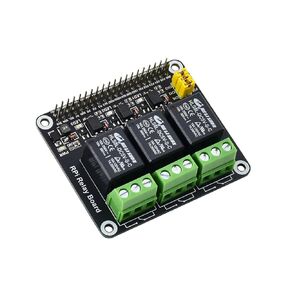 Compatible with Raspberry Pi Expansion Board Power Relay Module Kits for Raspberry Pi 4B/3B+/3B/2B/ A+/B+ 5A 250V AC/ 5A 30V DV