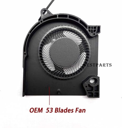 BestParts New Genuine CPU+GPU Cooling fan Replacement for Dell G15 5511, G15 5515 Ryzen Edition, P/N: DFSCK22115181T FNCV, DFSCK221051820 FNCW, (Note: Only for RTX 3060 Series) in Saudi Arabia