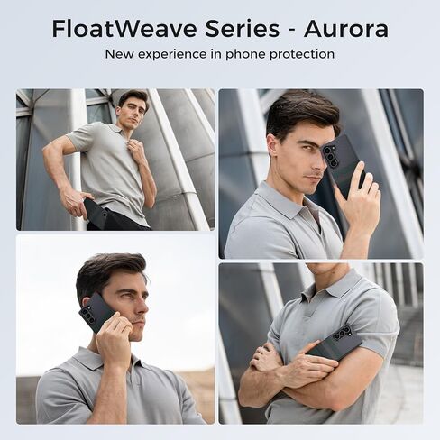 غطاء خلفي لهاتف Samsung Z Fold 6 من BENKS، سلسلة Aurora ArmorAir لهاتف Galaxy Z Fold 6، نحيف وخفيف للغاية، متوافق مع PowerShare والشحن اللاسلكي، مصمم مع Dupont Kevlar 600D و1500D أسود in Kuwait