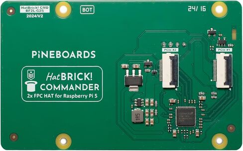 Pineboards HatBRICK! Commander (2 ports, GEN 2) for Raspberry Pi 5 in Saudi Arabia