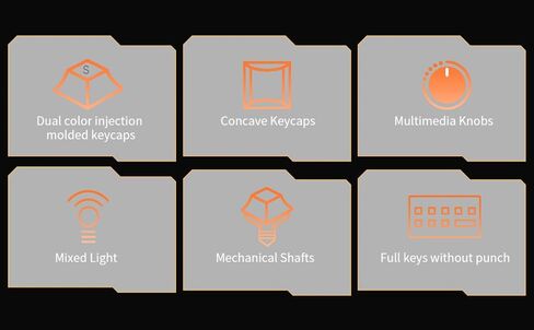 SAMA ZA981B 98-Key لوحة مفاتيح ميكانيكية متعددة الوظائف للألعاب بإضاءة خلفية مع USB لأجهزة الكمبيوتر المكتبية وأجهزة الكمبيوتر المحمولة in Kuwait