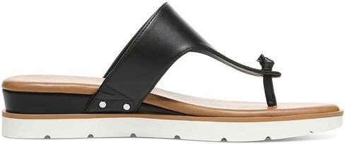 Style & Co. صندل نسائي مسطح من الجلد الصناعي من Emmaa باللون الأسود مقاس 8.5 متوسط ​​(B، M) in Saudi Arabia