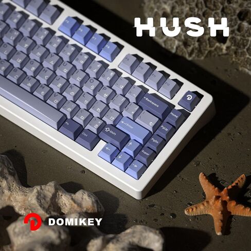 KPREPUBLIC Domikey Hush Deep Sea All in One Cherry Profile abs doubleshot keycap for mx keyboard poker 87 104 xd64 xd68 BM60 BM65 BM68 (Domikey CP Hush All in One x1) in Saudi Arabia