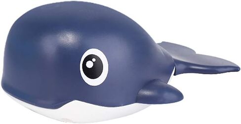 Wind-up Whale Bath Toy, Swimming Whale Toddlers Bathtub Windup Whale Tub Toy Clockwork Whale Bathtub Toy Whale Water Toy for Boys and Girls (Deep Blue) in Saudi Arabia