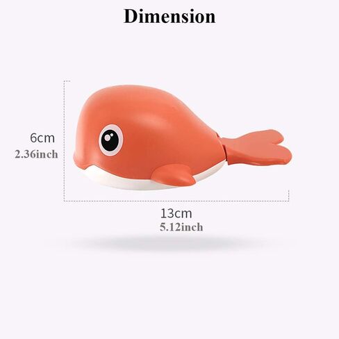 Wind-up Whale Bath Toy, Swimming Whale Toddlers Bathtub Windup Whale Tub Toy Clockwork Whale Bathtub Toy Whale Water Toy for Boys and Girls (Deep Blue) in Saudi Arabia