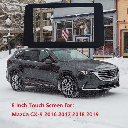 LCD تعمل باللمس محول الأرقام زجاج على الملاحة LCD 8 بوصة استبدال صالح Mazda CX-9 2016 2017 2018 2019 استبدال OE # TK48-611J0 TK49-611JA TK49-61-1J0a TK49-611J0-B (بدون LCD) in Kuwait