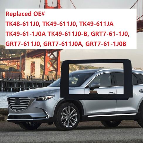 LCD تعمل باللمس محول الأرقام زجاج على الملاحة LCD 8 بوصة استبدال صالح Mazda CX-9 2016 2017 2018 2019 استبدال OE # TK48-611J0 TK49-611JA TK49-61-1J0a TK49-611J0-B (بدون LCD) in Kuwait