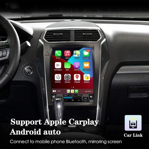 Car Radio for Ford Explorer 2011/2012/2013/2014/2015/2016/2017/2018/2019 Stereo 12.1 Inch 8 Core 2G+32G Built-in Carplay/Android Auto/WIFI/Navigation/Bluetooth in Saudi Arabia