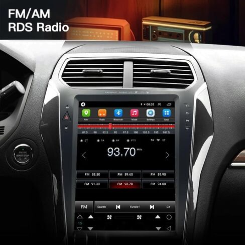 Car Radio for Ford Explorer 2011/2012/2013/2014/2015/2016/2017/2018/2019 Stereo 12.1 Inch 8 Core 2G+32G Built-in Carplay/Android Auto/WIFI/Navigation/Bluetooth in Saudi Arabia