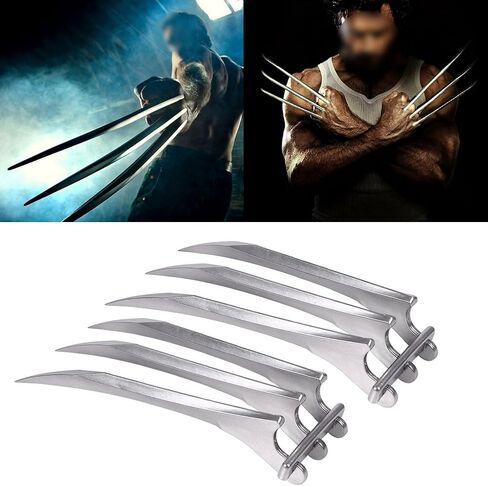 LiebeWH 1 زوج مخالب بلاستيكية للأطفال مخالب الذئب شفرة الذئب الشكل تأثيري الدعامة لعبة للكبار in Saudi Arabia