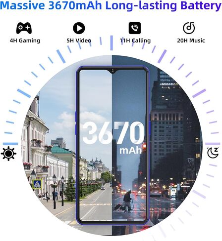 هاتف Xgody 13 Pro غير مقفل، شاشة 6.56 بوصة عالية الوضوح بتقنية الذكاء الاصطناعي للوجه، هاتف محمول يعمل بنظام Android 10، ثنائي الشريحة، ذاكرة وصول عشوائي 2 جيجابايت + مساحة تخزين 16 جيجابايت، قابلة للتوسيع حتى 256 جيجابايت، كاميرا مزدوجة 15 ميجابكسل + 5 م in Saudi Arabia