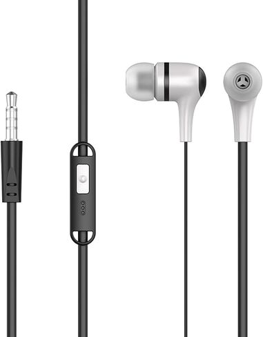 QearFun Stereo 3.5mm in Ear Cat Earphones Earbuds with Microphone with Earphone Storage Case for Smartphone MP3 iPod PC Music (Blue) in Saudi Arabia