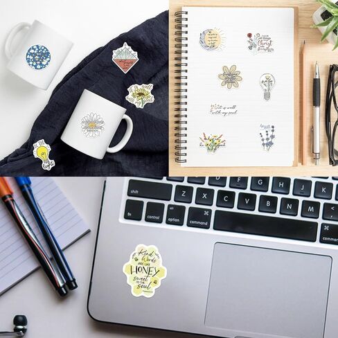 ملصقات مسيحية، 100 قطعة من ملصقات آيات الكتاب المقدس الملهمة لزجاجات المياه وأجهزة الكمبيوتر المحمولة وملصقات الإيمان للأطفال والمراهقين والفتيات والنساء والهدايا المسيحية in Kuwait