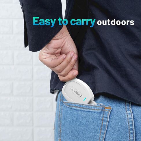 USB-C Keychain Portable Charger, 1600mAh Mini Power Bank Ultra-Compact Battery Pack Power Emergency pod for Android Type-C Samsung, Pixel, Moto etc-Blue in Saudi Arabia